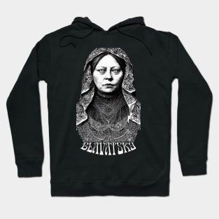 Madame Helena Blavatsky Esoteric Art Nouveau Design Hoodie